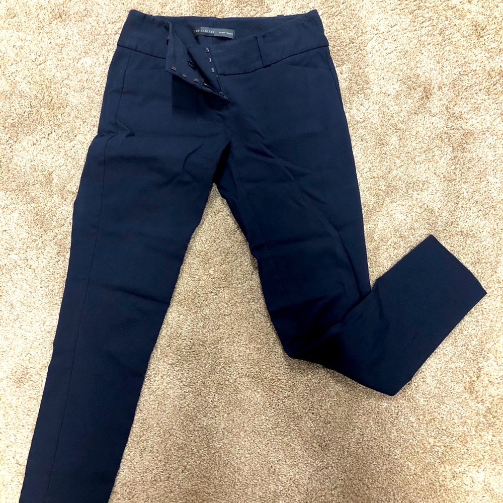 Navy stretch dress pants